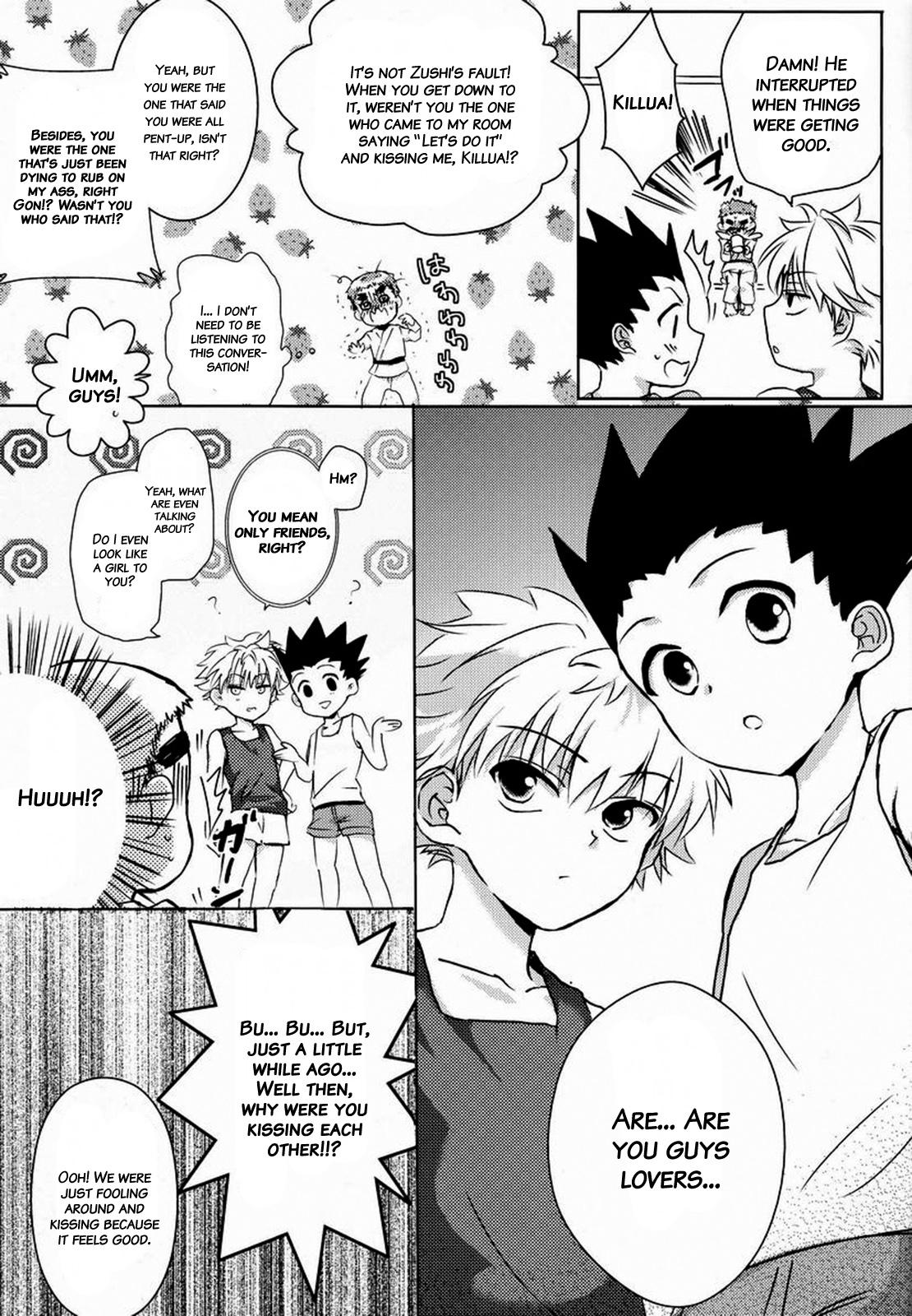 Anal Porn Doki Doki Triangles! | Doki Doki Hey Triangle - Hunter x hunter Sex Massage - Page 6