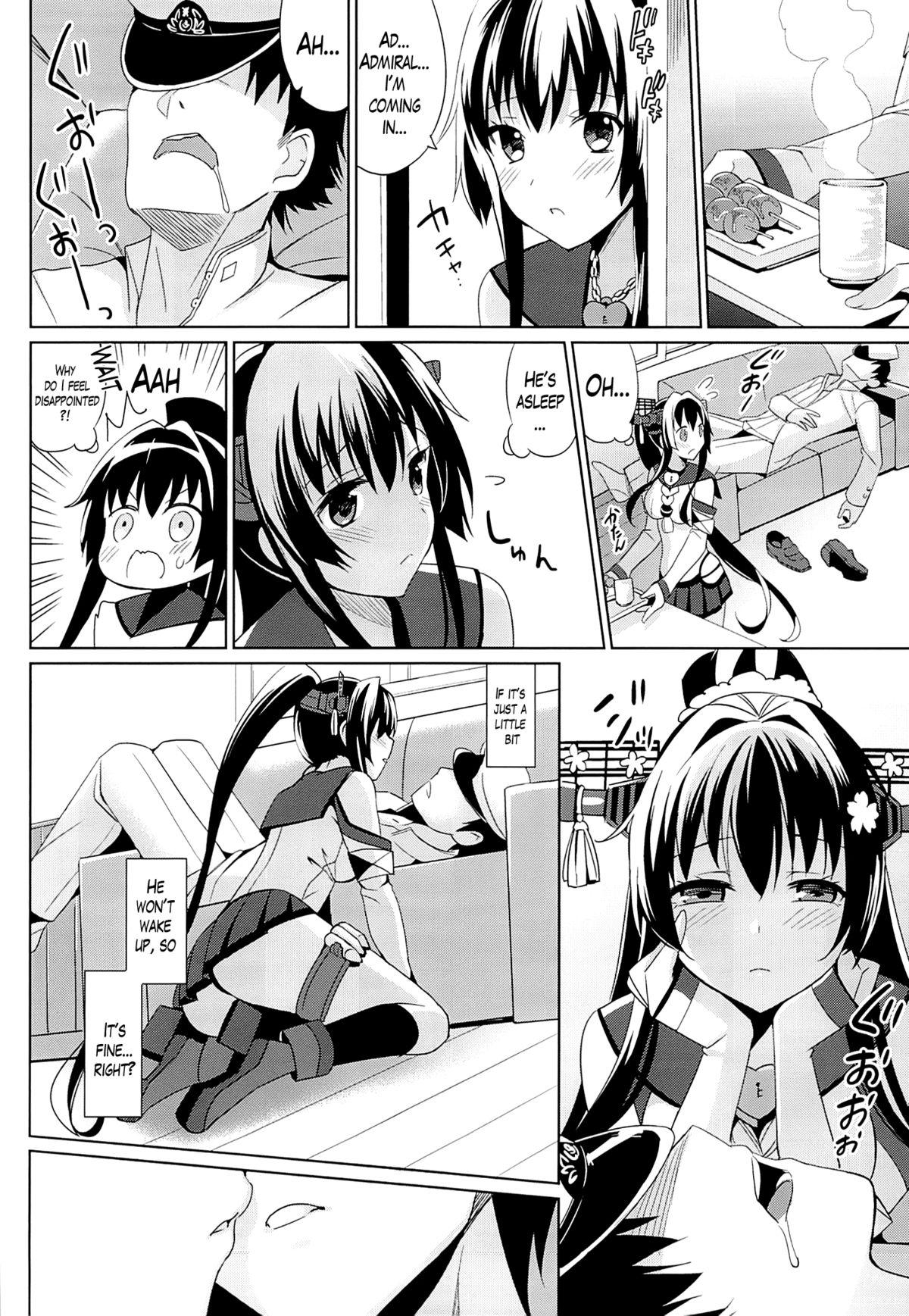 Upskirt Yamato wa Anata to Koi shitai 2 | Yamato Wants to Love You, Admiral 2 - Kantai collection Tiny Titties - Page 7