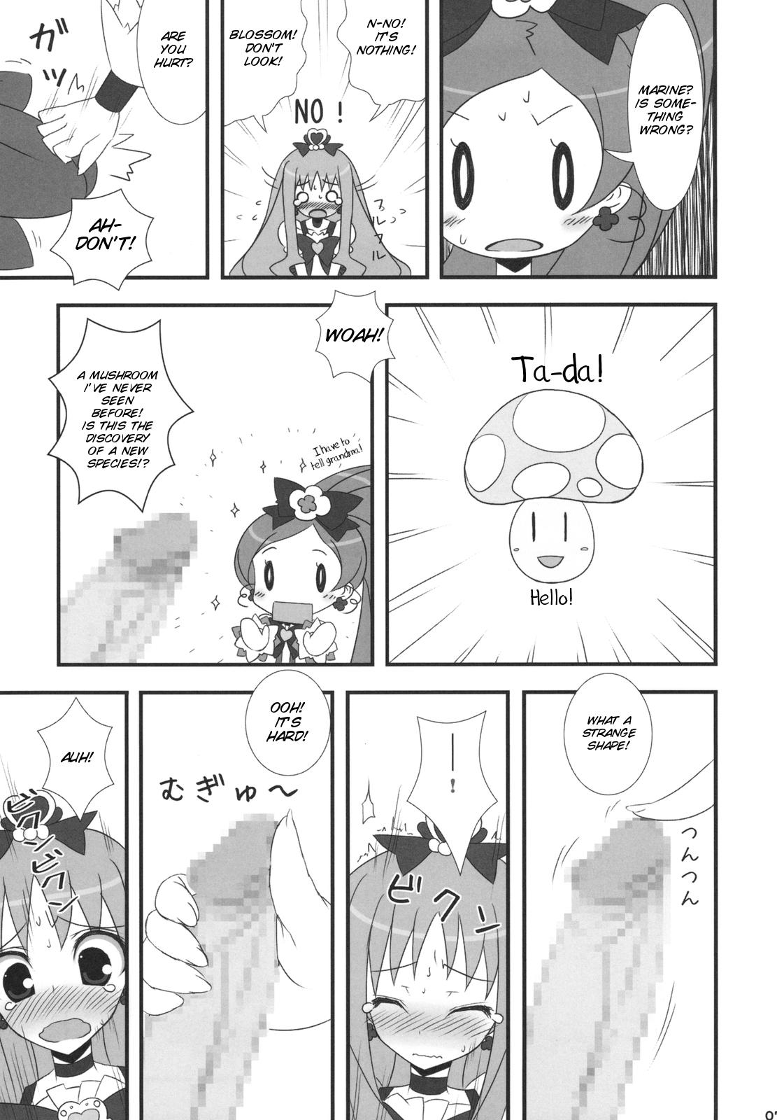 Cum On Face Dokki Doki desu! Kinoko ga Haechaimashita!? - Heartcatch precure Ninfeta - Page 8