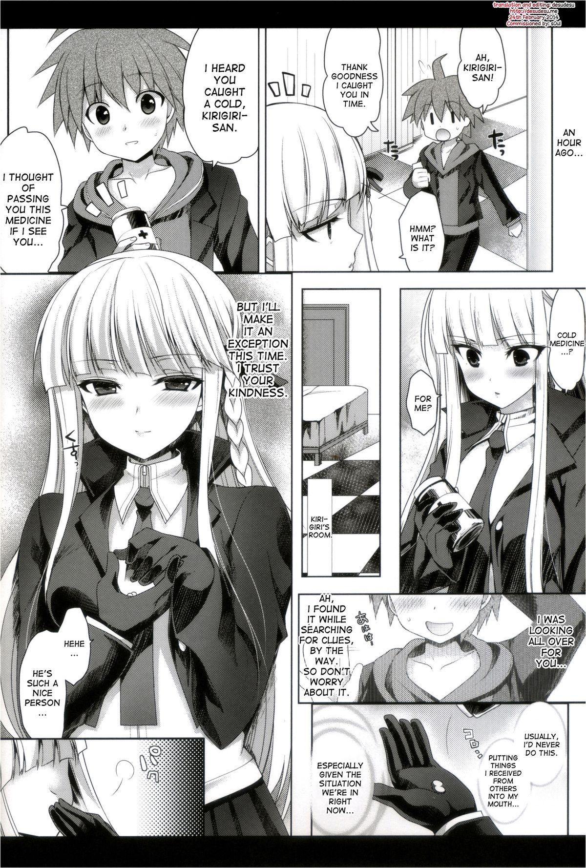 Hetero Kirigiri-san, Sore wa Biyakudayo!! - Danganronpa Licking Pussy - Page 5