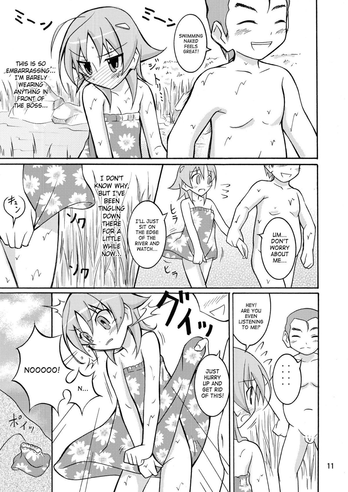 Horny Slut Supponpon de Kawa Asobi! | Playing At The River Stark Naked! Classroom - Page 10