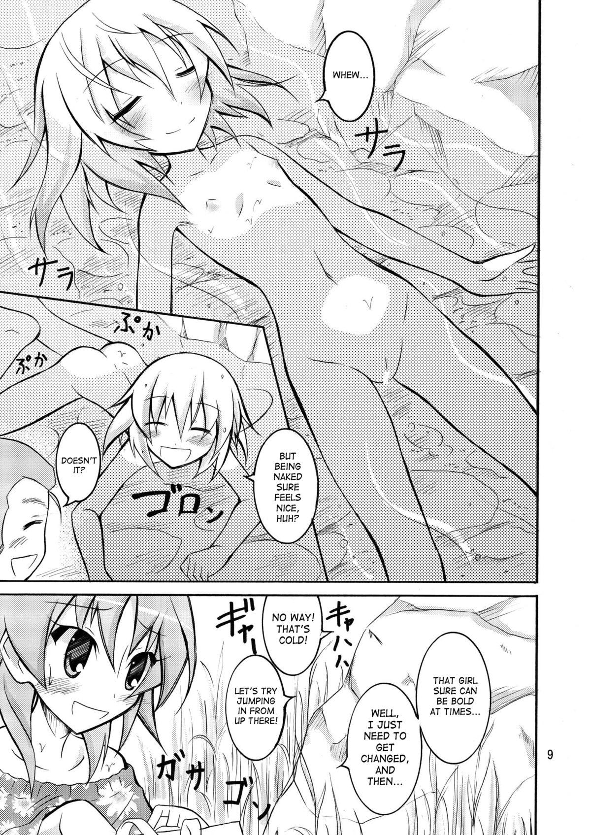 Horny Slut Supponpon de Kawa Asobi! | Playing At The River Stark Naked! Classroom - Page 8