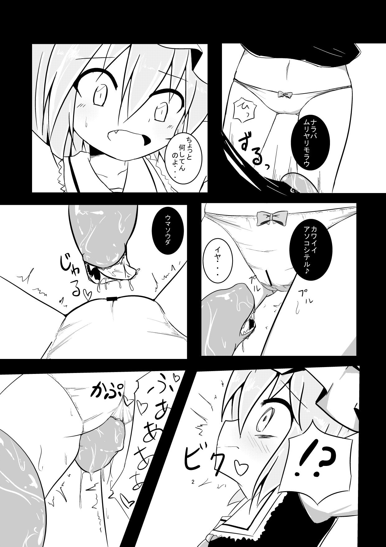 Titty Fuck Flan ga Shokushu ni Kowasareru - Touhou project Gay - Page 3