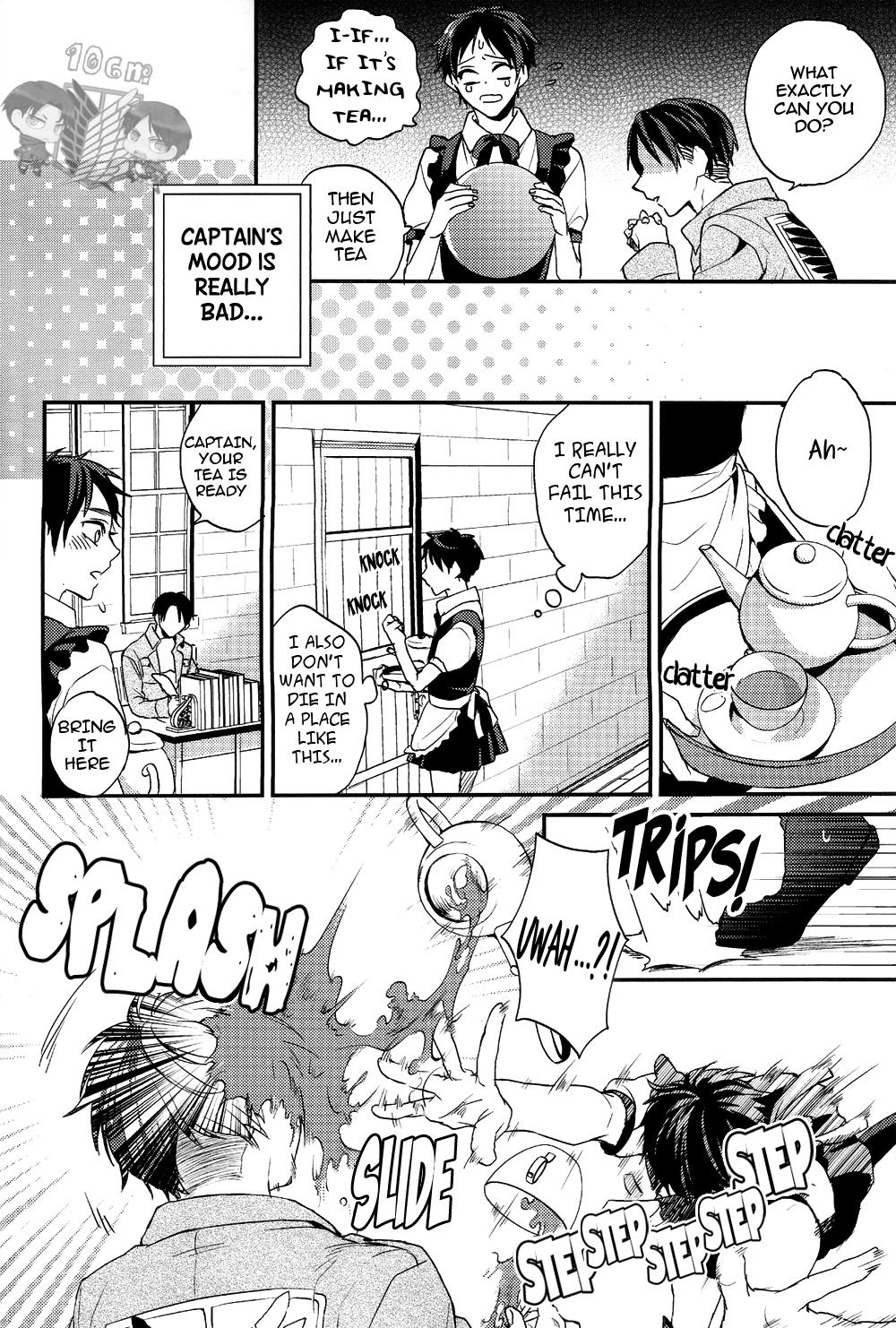 Gay Clinic Okaeri kudasai mase Goshujin-sama! | Welcome Back, Master!! - Shingeki no kyojin White Girl - Page 9