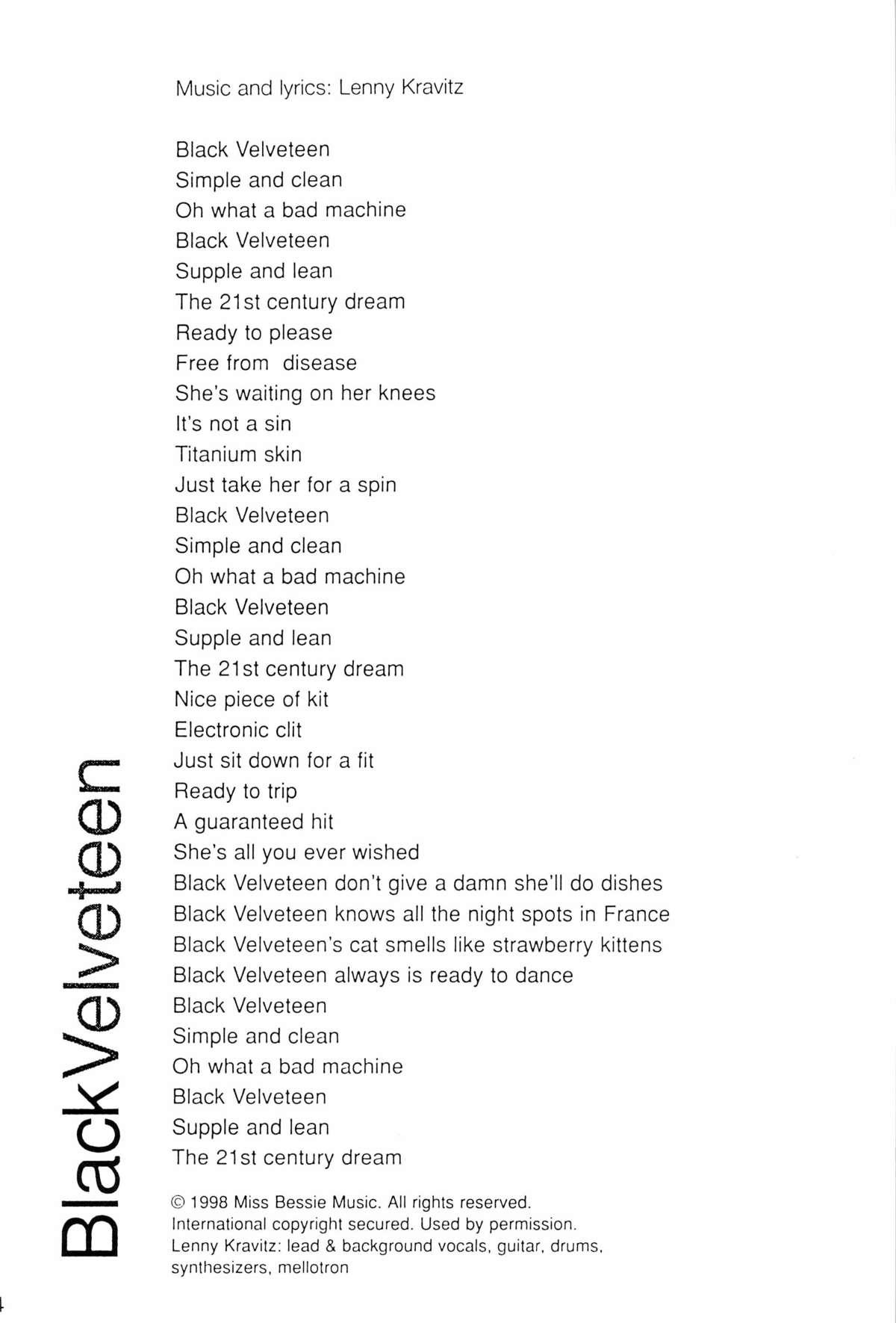 Black Velveteen 33