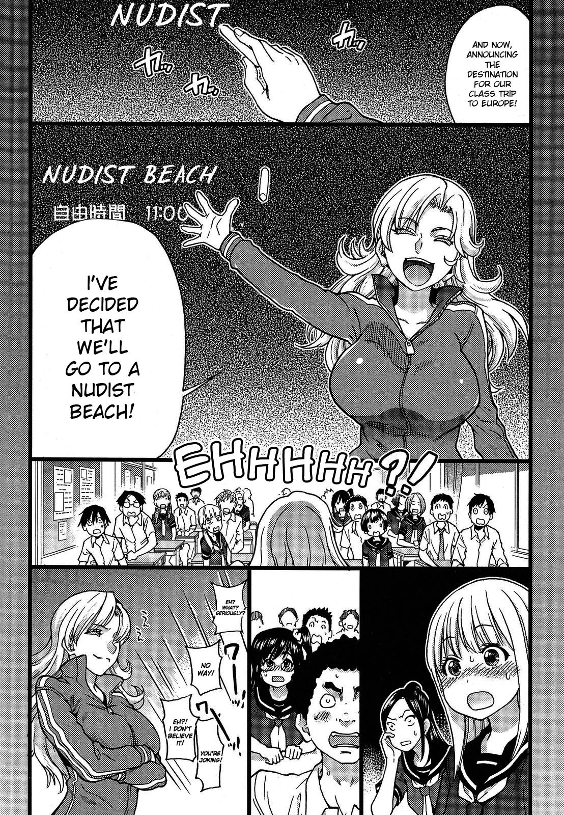 Nudist Beach ni Shuugakuryokou de!! Ch. 1-2 5