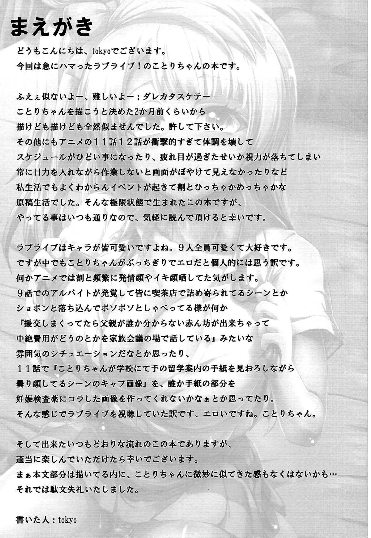 (COMIC1☆7) [GREAT Acta (tokyo)] Kotori-chan de YanYan Suru Hon | Kotori-chan Being a Prostitute (Love Live!) [English] {doujin-moe.us} 2