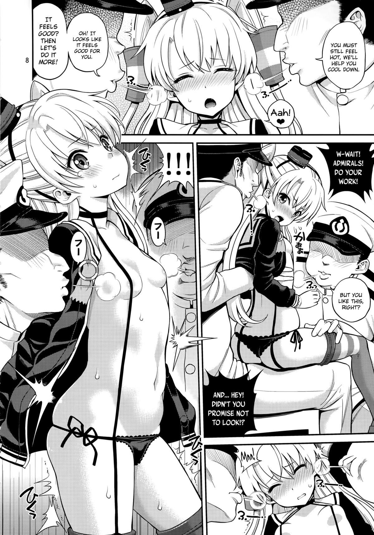 Hard Porn Amatsukaze-chan Asekkaki | Amatsukaze Sweats a Lot - Kantai collection Amiga - Page 7