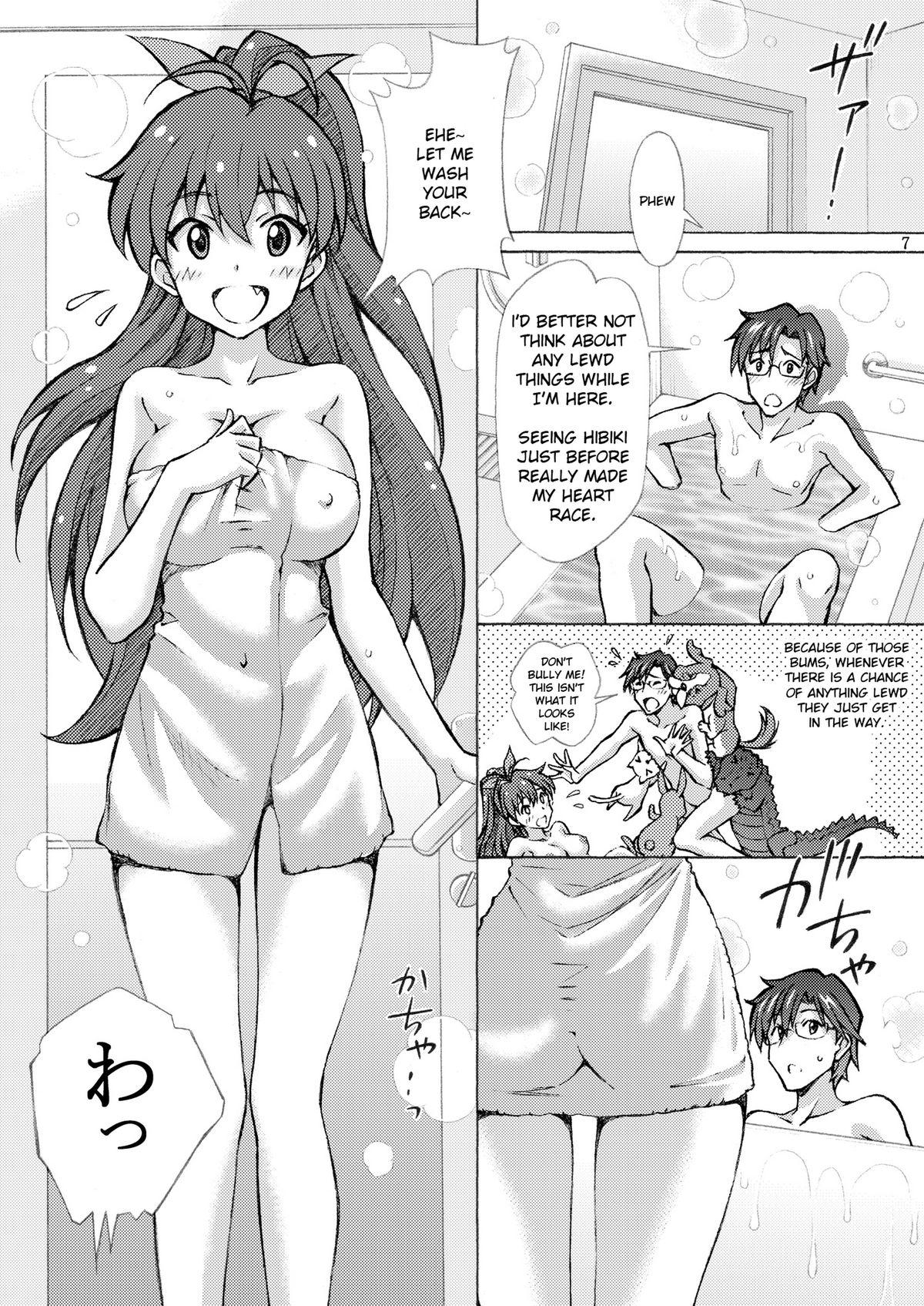 Cock Sucking Producer! Hibiki no Onegai Kiitekuretara Iikoto Shiteageru - The idolmaster Perfect Girl Porn - Page 4