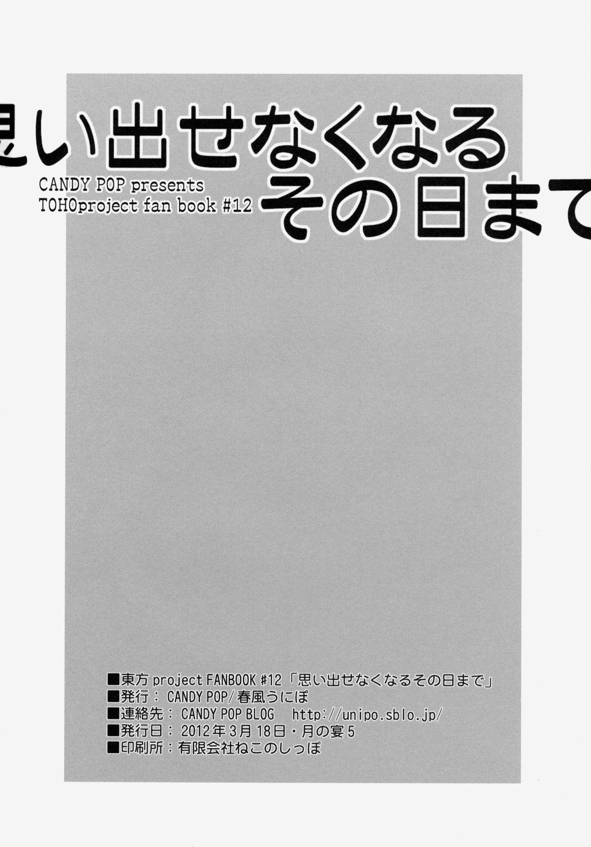 Gaygroup Omoidasenaku naru Sono Hi made - Touhou project Dominate - Page 25