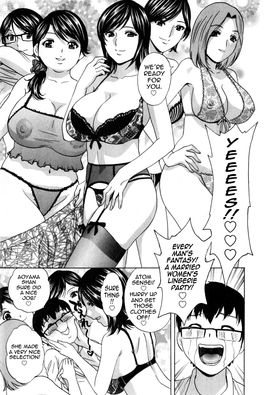 [Hidemaru] Life with Married Women Just Like a Manga 3 - Ch. 1-7 [English] {Tadanohito} 130