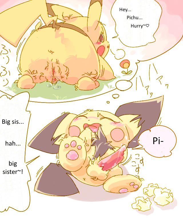 Pikachu Kiss Pichu 4