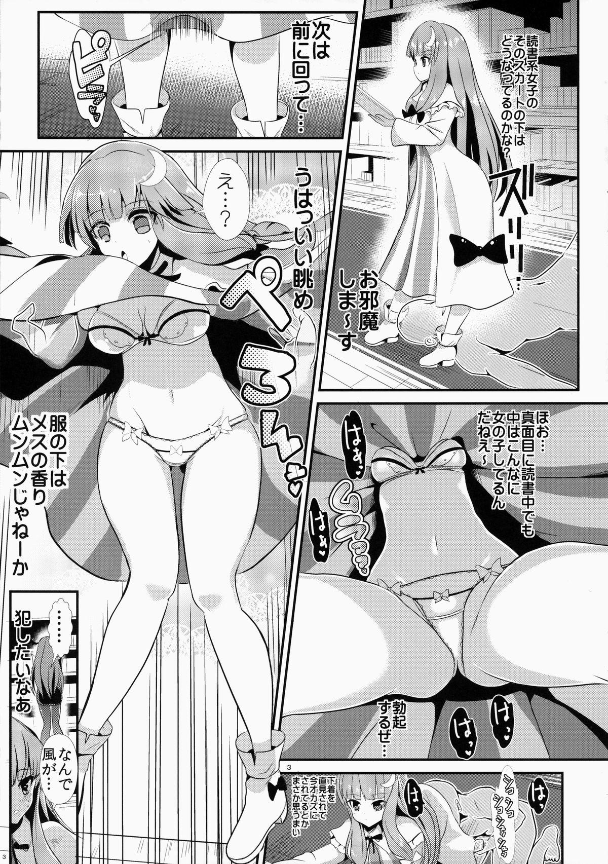Hard Porn Touhou Toumei Ningen 5 Shinnyuu Daitosyokan - Touhou project Fat Ass - Page 4
