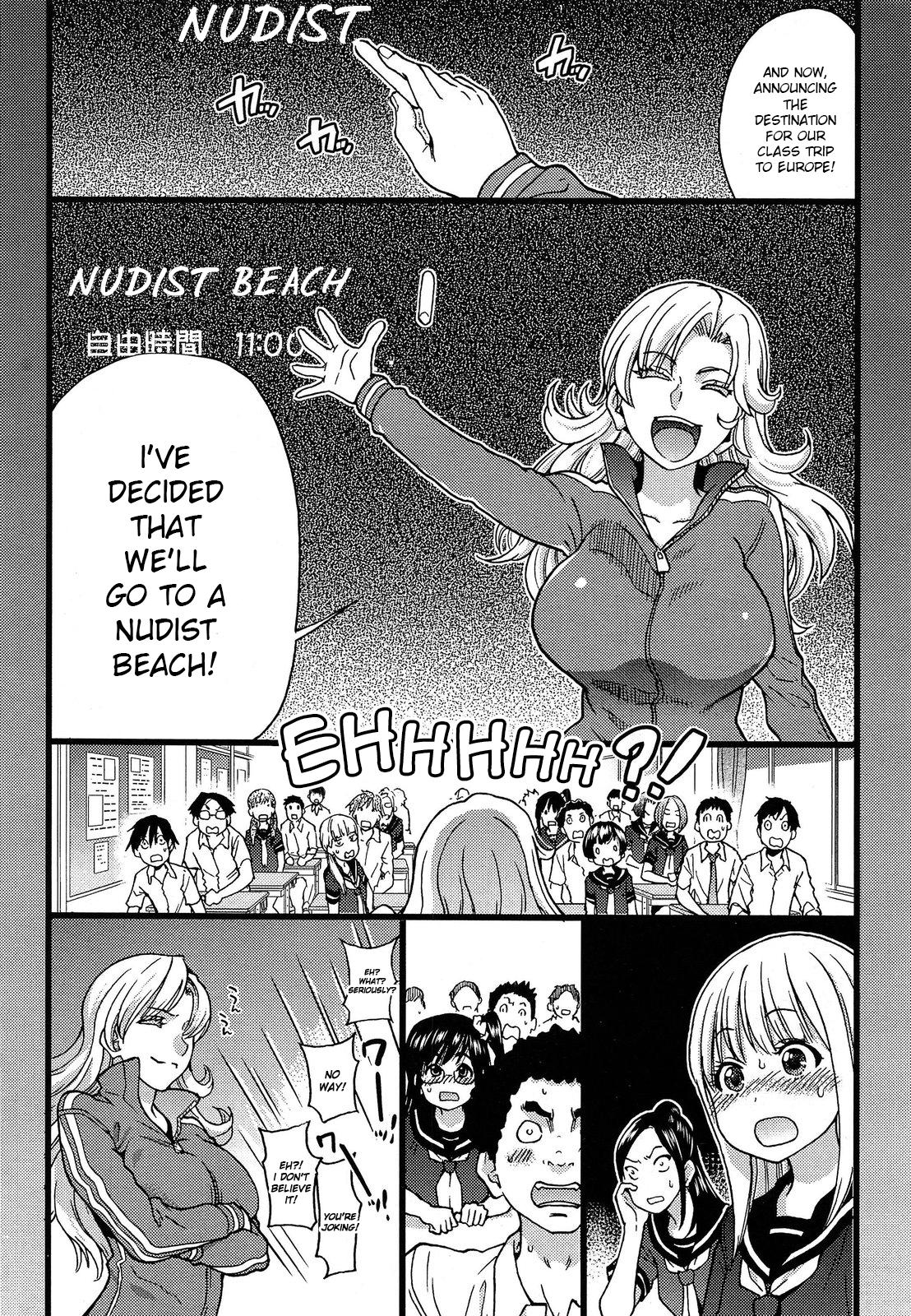 Ohmibod Nudist Beach ni Shuugakuryokou de!! Ch. 1-4 Hidden Cam - Page 5