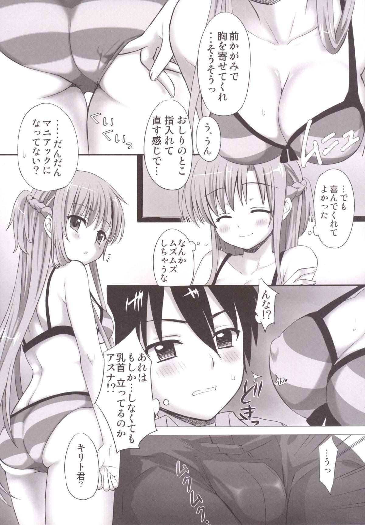 Asshole Mizugi ni Kigaete - Sword art online Futanari - Page 6