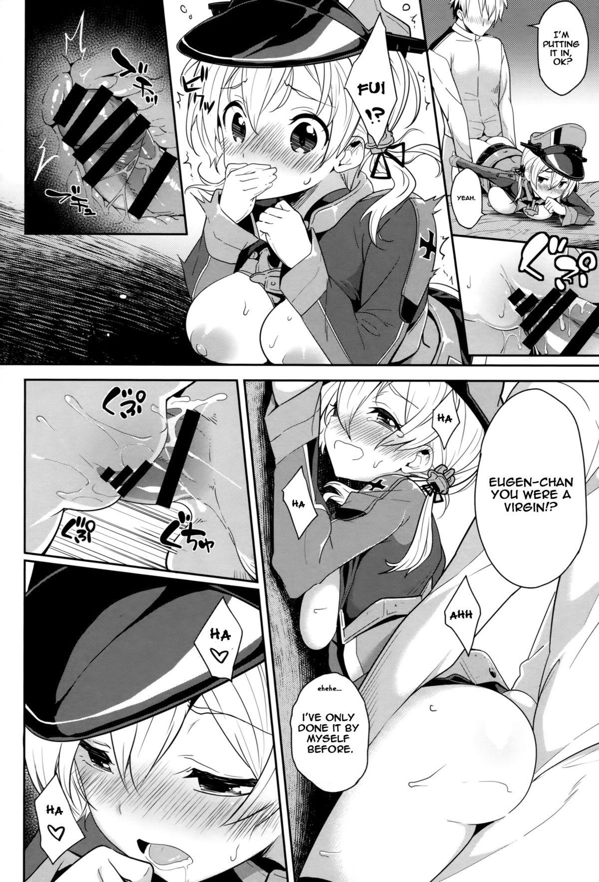 Hard Fucking Teitoku o Dame ni Suru Prinz Eugen - Kantai collection Husband - Page 9