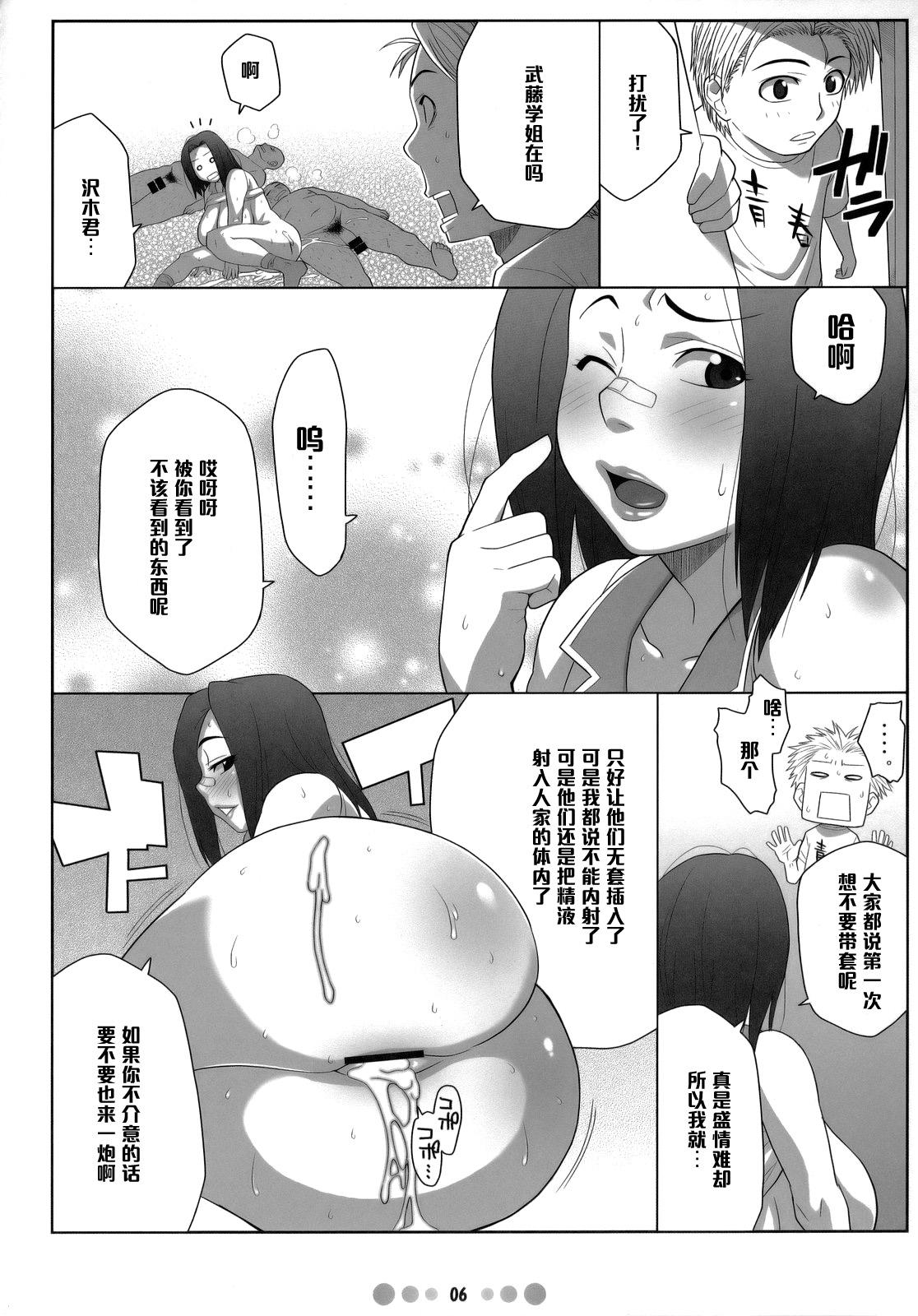 Oldman Miss Noudai to Noudai no Jyoousama - Moyashimon Sexo - Page 5