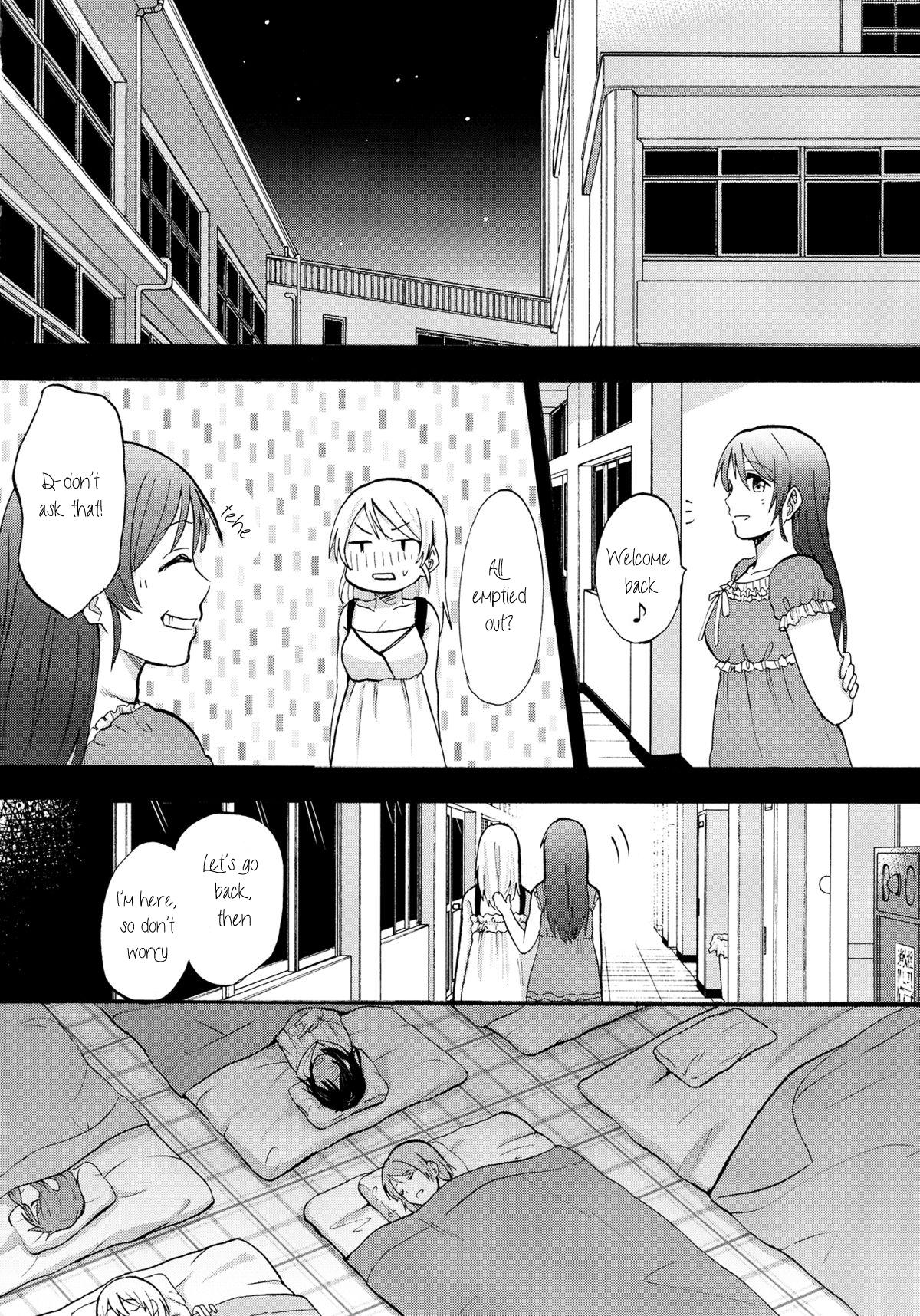 Gay Cut Kuragari no Shita de Dakishimete | Embrace Me in the Dark - Love live Feet - Page 10