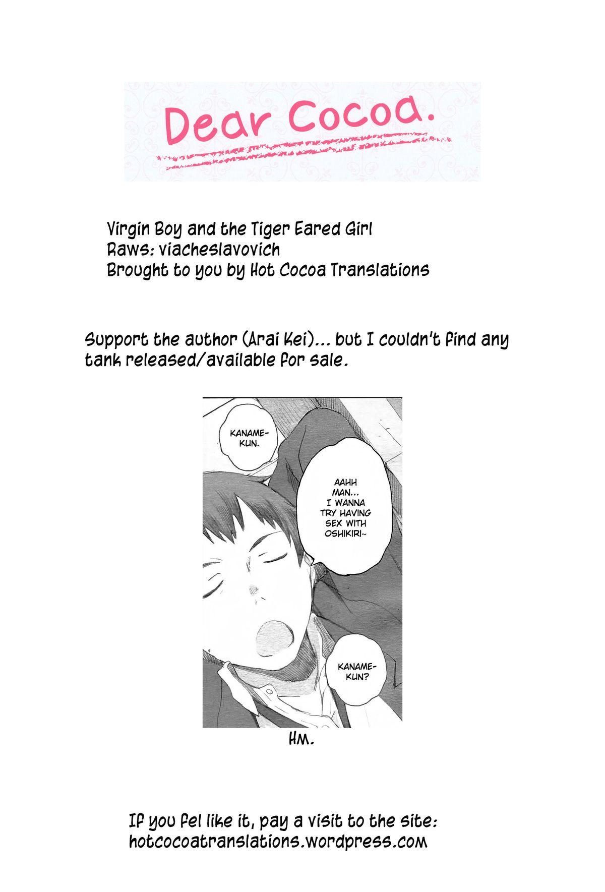 Ass Lick Doutei Otoko to Toramimi Onna | Virgin Boy and the Tiger Eared Girl Footjob - Page 31