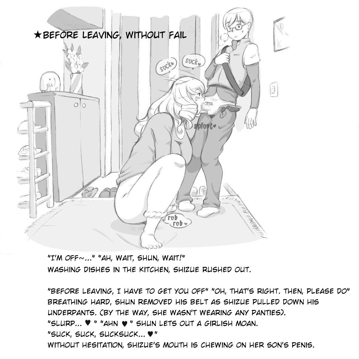 Straight [pink-noise (Mizuiro Megane)] Mama Shot-ime - At Home Hen [English] [Amos Kandy] [Digital] [Incomplete] Nipple - Page 12