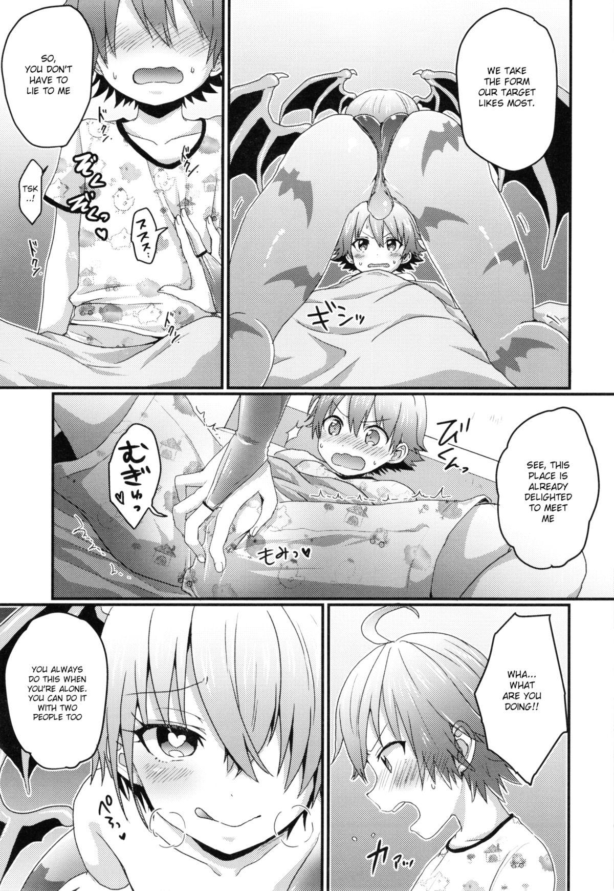 Amateur Porn Free Lilith-kun to Nenneko Shimasho - Darkstalkers Dicksucking - Page 8