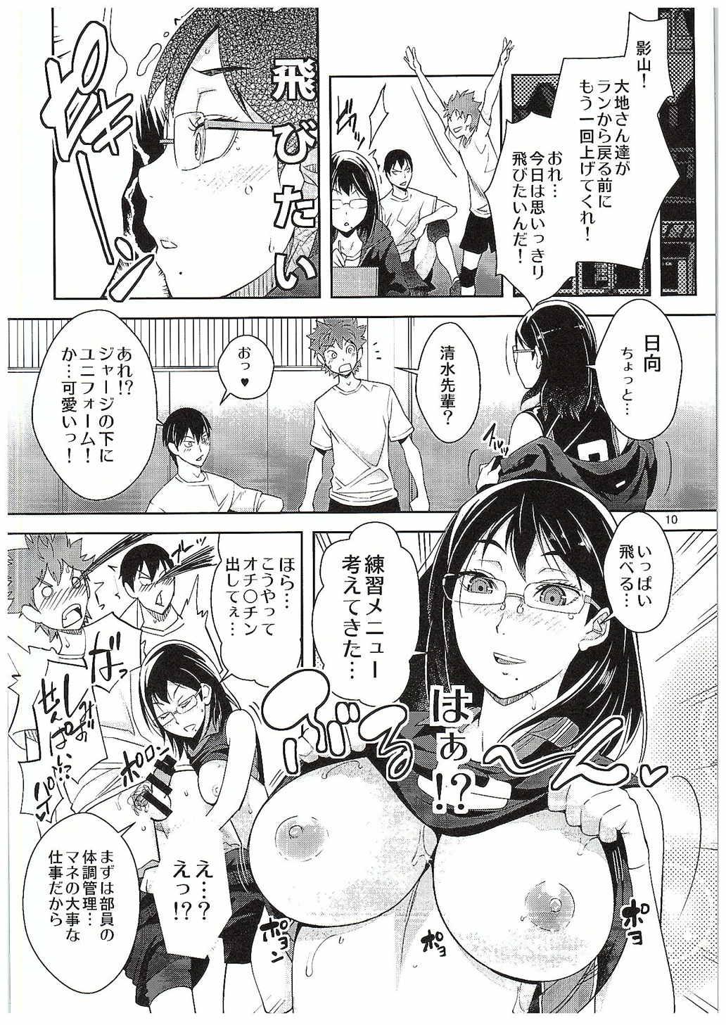 Perfect Butt Shimizu Kiyoko-san no Saiin Shasei Kanri - Haikyuu Tats - Page 9