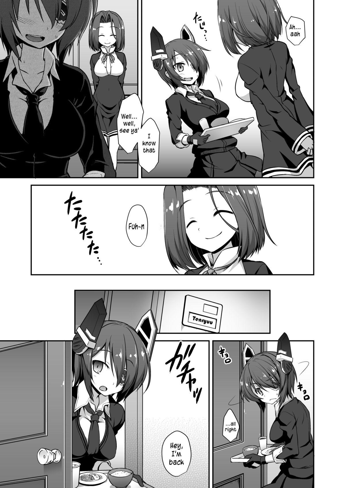 Curves Tenryuu Onee-chan to Naisho no Yasen Enshuu!! | A Secret Night Battle Practice With Big Sis Tenryuu!! - Kantai collection Cheat - Page 4