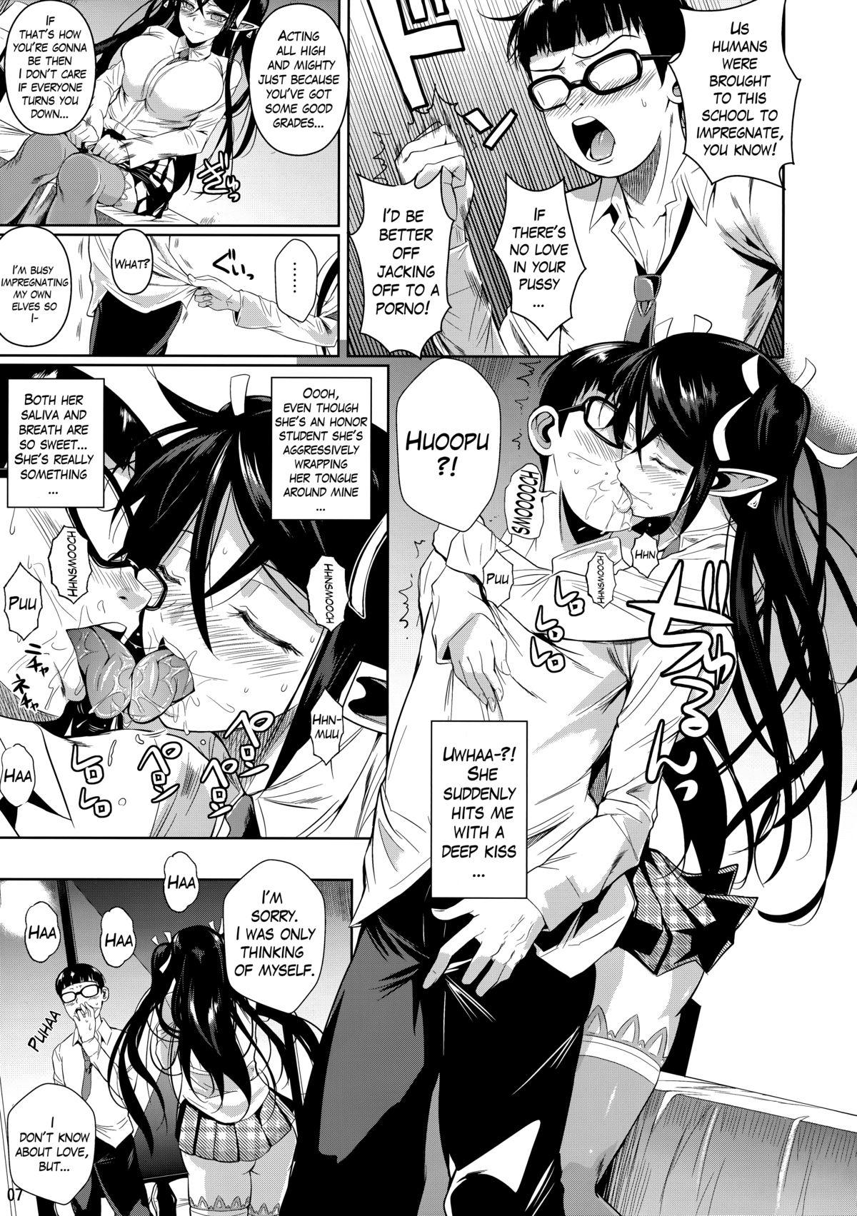 Sexy Girl Sex High Elf × High School TWINTAIL Cum Swallow - Page 8