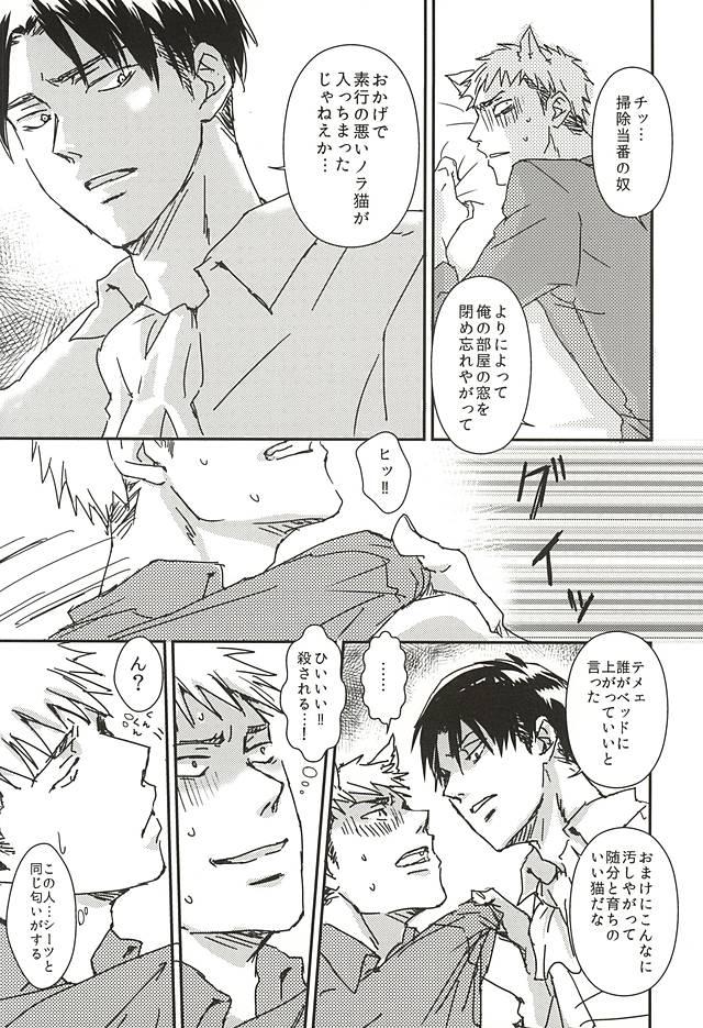 Milf (SPARK10) [Harusaki (Michi)] Nyan Kir-kun to Bonyuu Jean-kun no Hon (Shingeki no Kyojin) - Shingeki no kyojin Blowjob Porn - Page 5