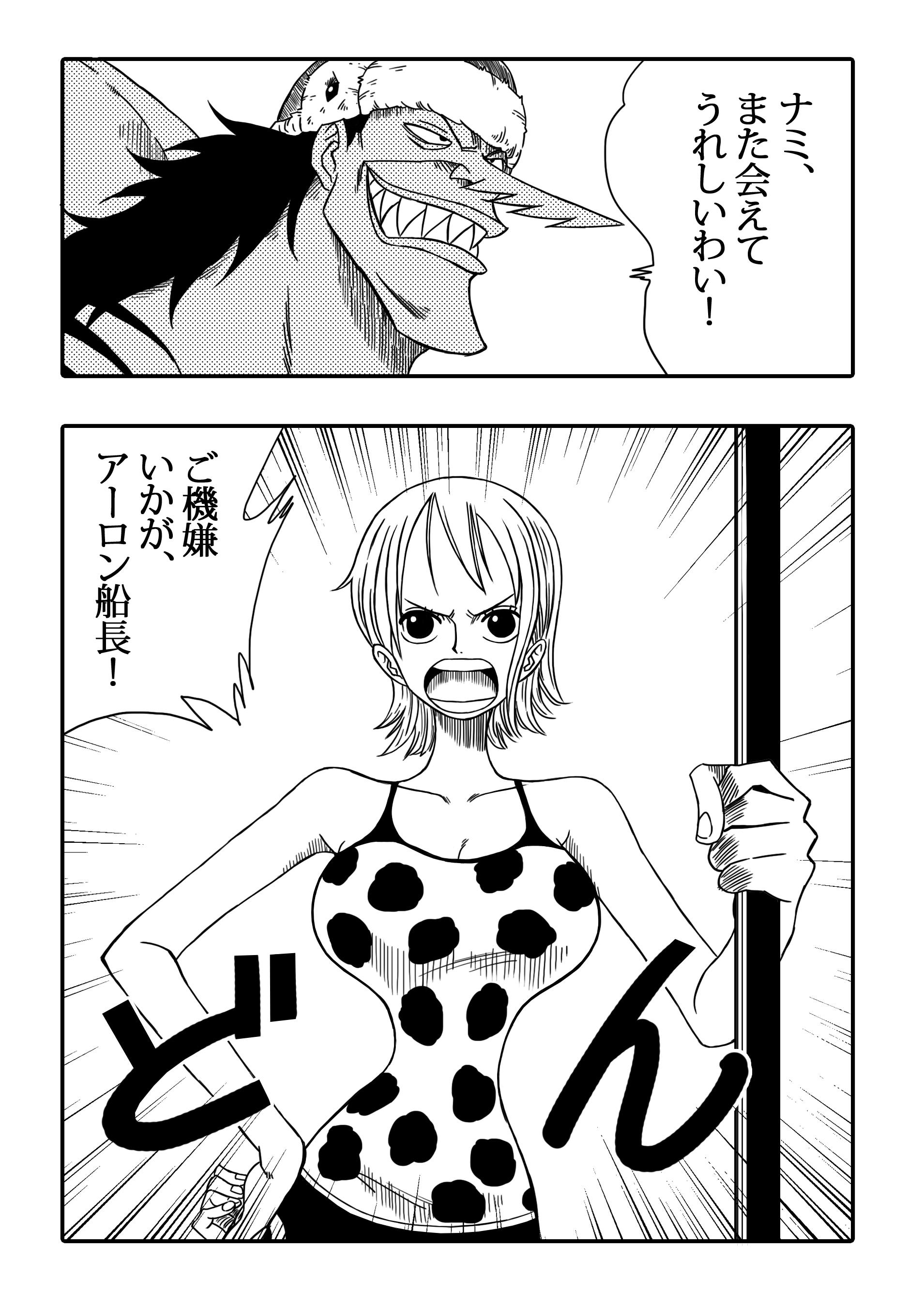 Swingers Two Piece - Nami vs Arlong - One piece Stockings - Page 3