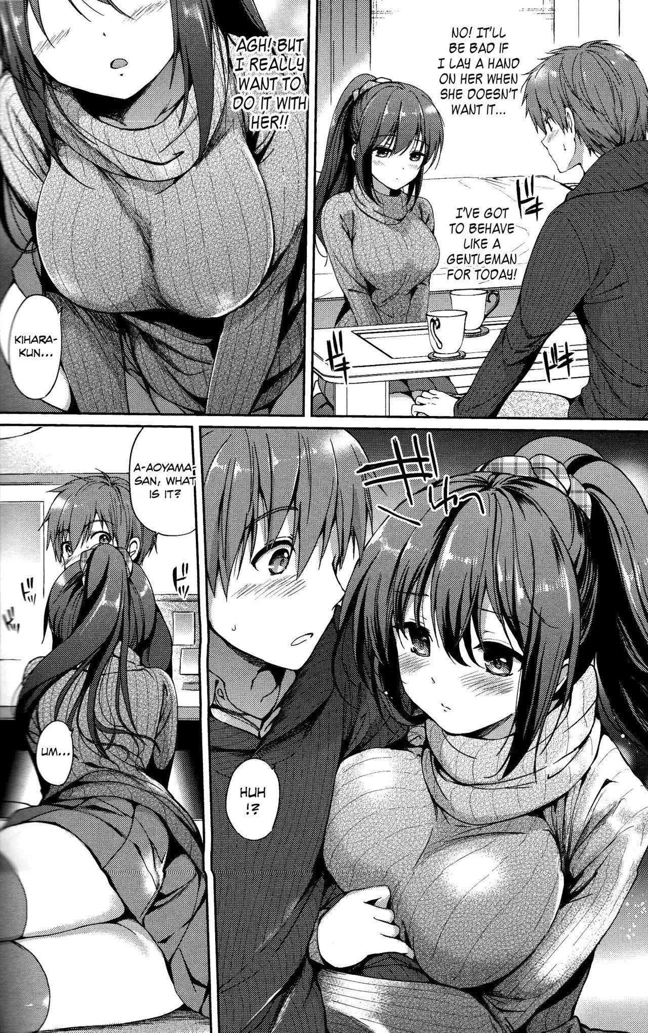 Cojiendo Kuchidoke Kanojo - Lovable & Melty Girlfriend Cum On Ass - Page 4