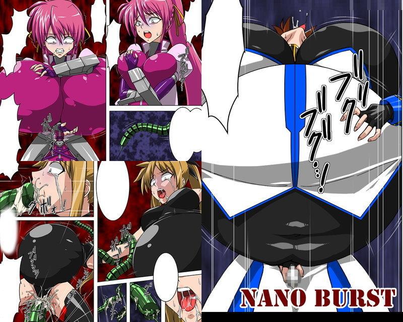 Funny nano burst - Mahou shoujo lyrical nanoha Young Tits - Page 1