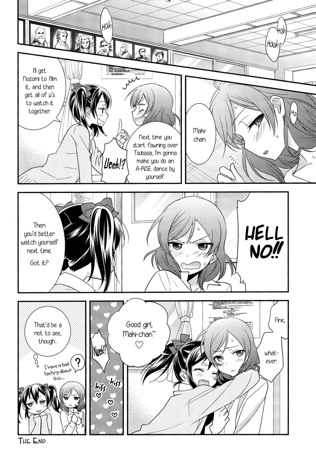 (Anata to Love Live! 5) [Sweet Pea (Ooshima Tomo)] Uchuu No.1 Idol Nico-nii ga Choro Sugi Maki-chan ni Okoru no wa Atarimae desu. (Love Live!) [English] [GiB + Yuri-ism] 22