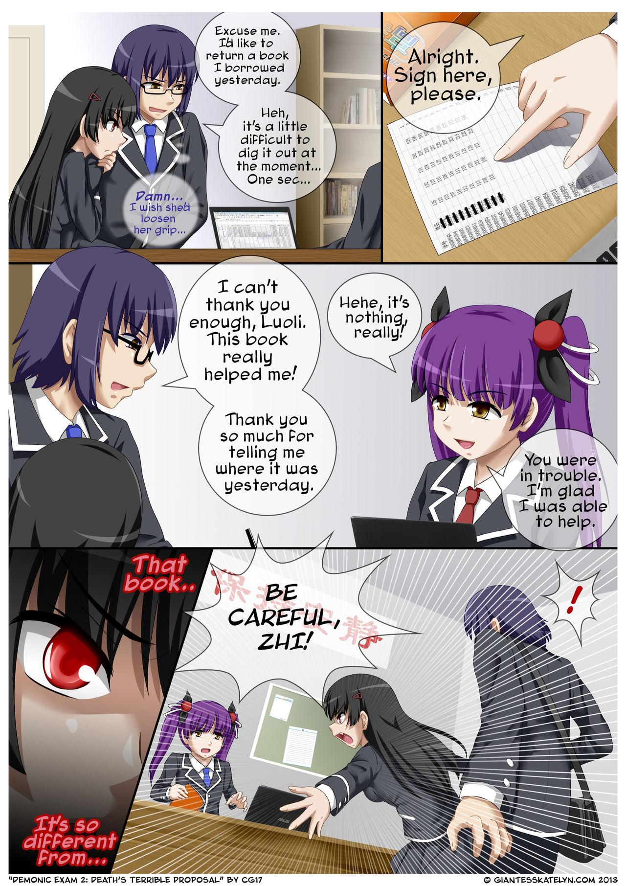 Girlsfucking Demonic Exam 2: Death's Terrible Proposal Butt - Page 8