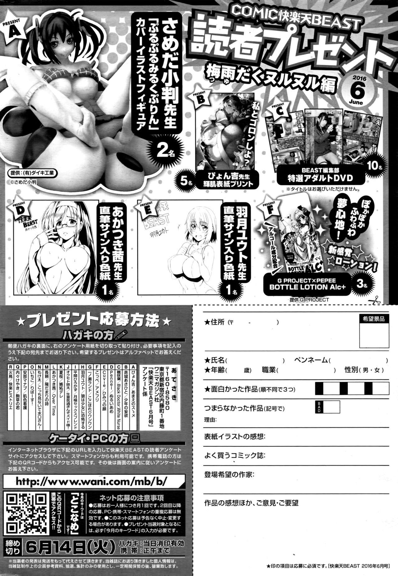 COMIC Kairakuten BEAST 2016-06 328