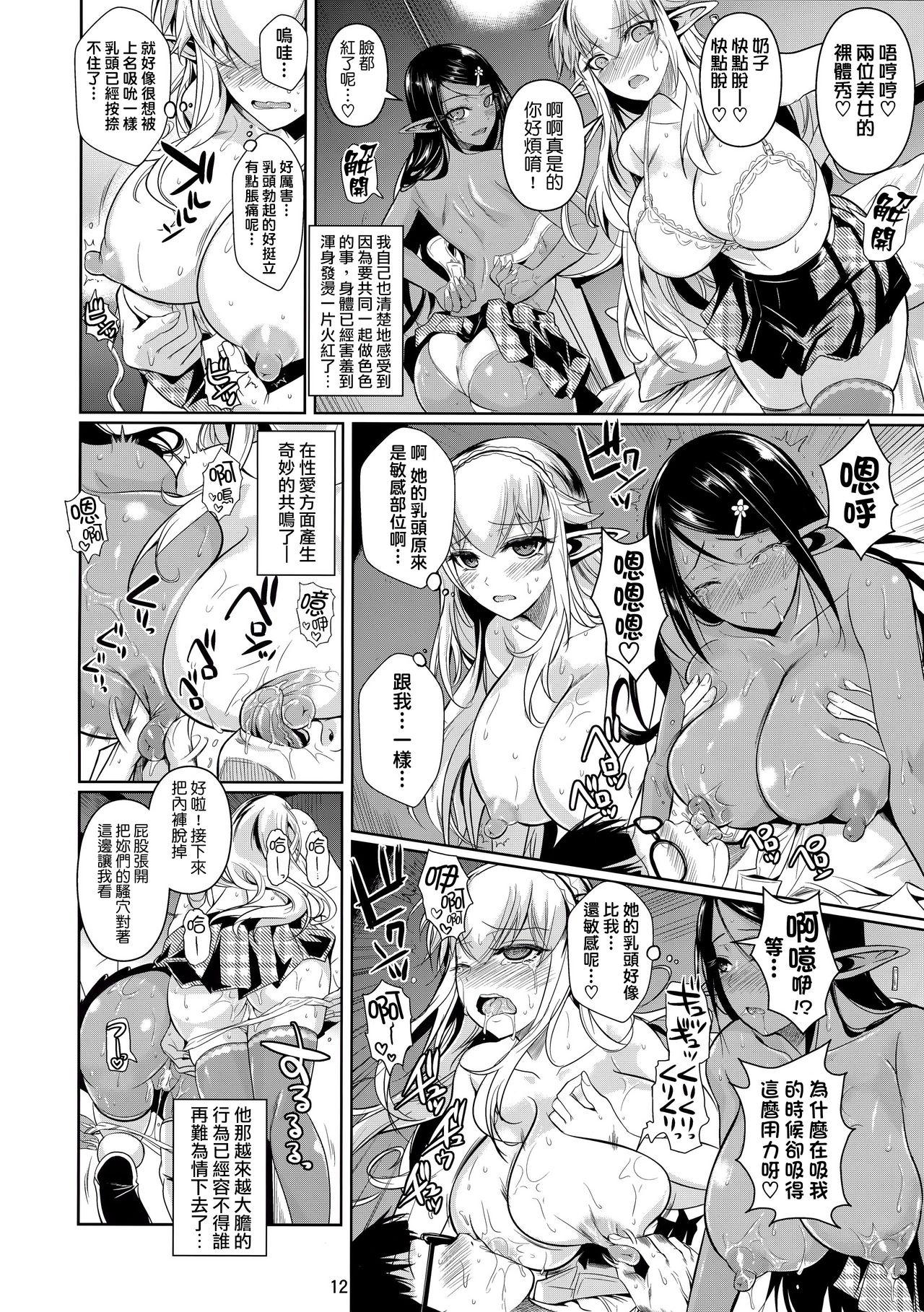 Big breasts High Elf × High School Shiro × Kuro Free 18 Year Old Porn - Page 14