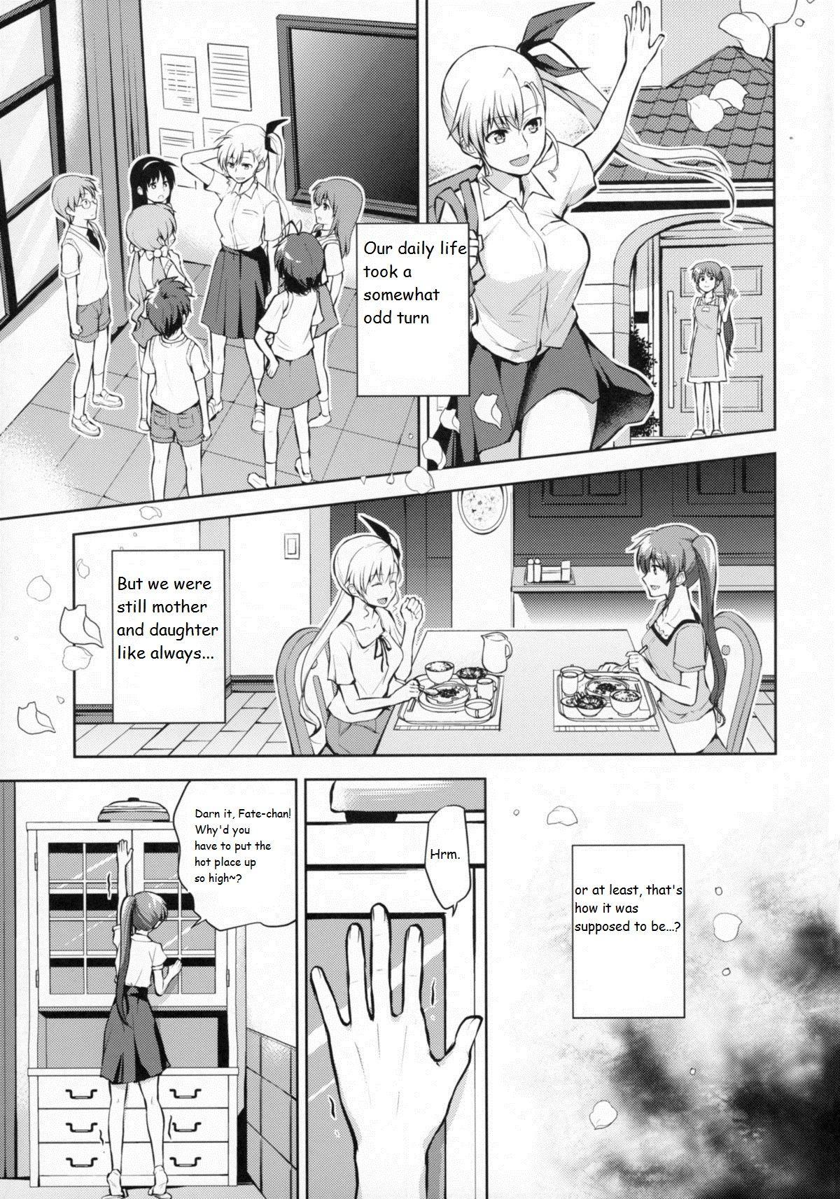 Rubbing Mama to Musume no Otona Step - Mahou shoujo lyrical nanoha Naked Women Fucking - Page 8