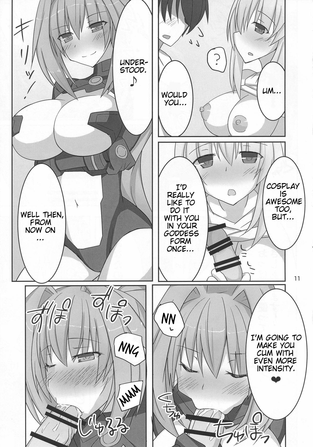Cosplay Kyonyuu Onee-san Kei Megami ni Yasashiku Shibori Toraretai! 2 - Hyperdimension neptunia Pussy Sex - Page 11
