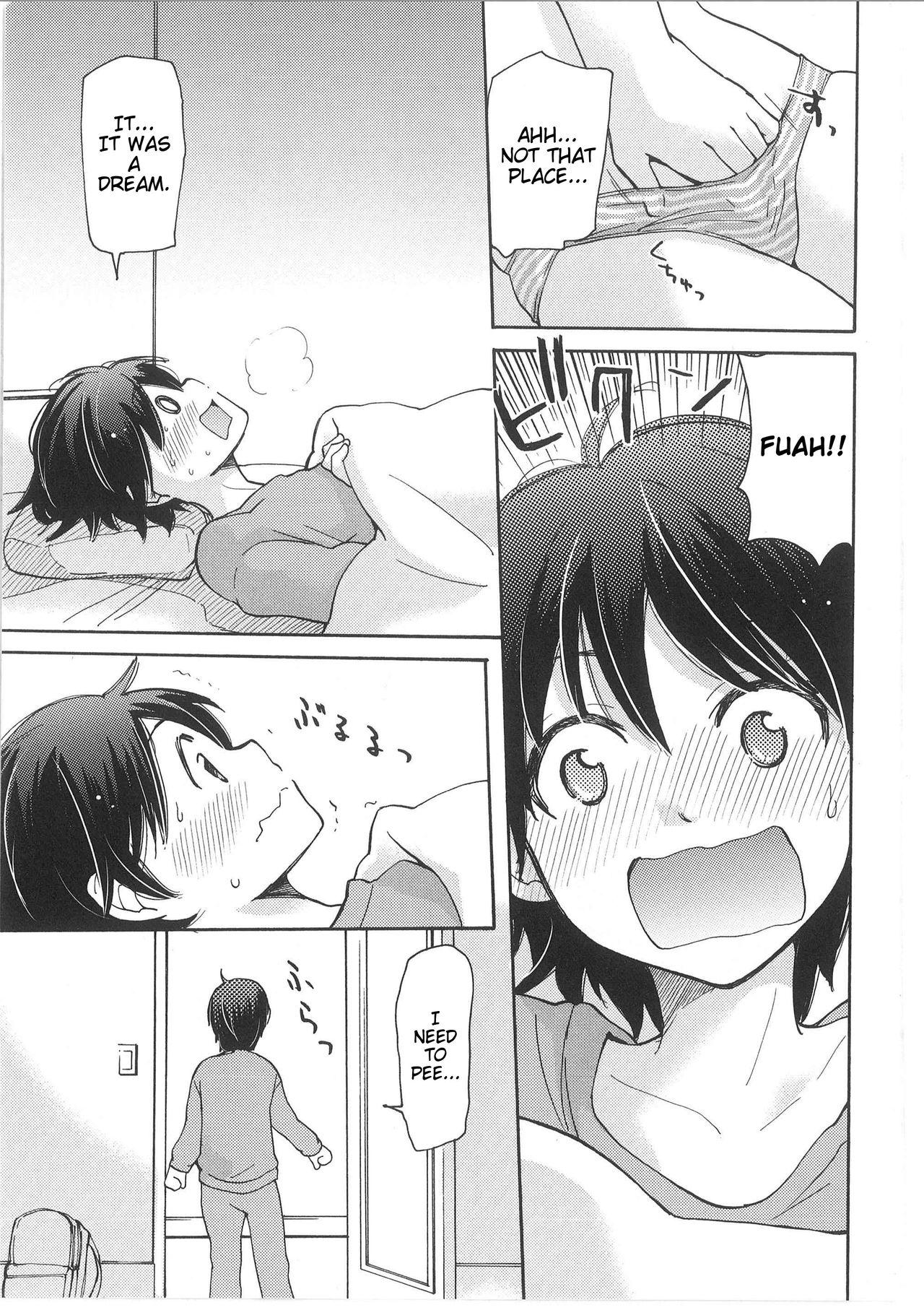 Best Blowjobs Ever Iyo to Makoto no Jijou | Iyo and Makoto's Situation Upskirt - Page 11