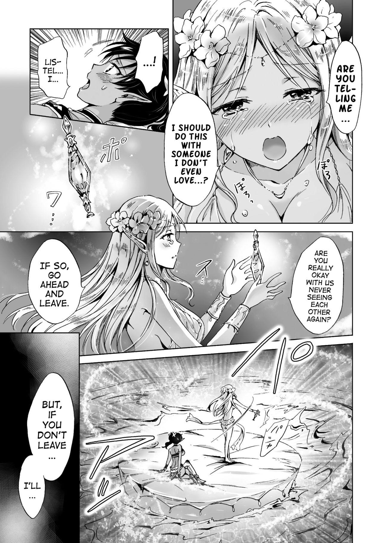 Casal [Mira] elf ~Tsuki no Mahou~ | Elf ~Magic of the Moon~ (2D Comic Magazine Yuri Ninshin Vol. 3) [English] [ATF] [Digital] Girlsfucking - Page 11