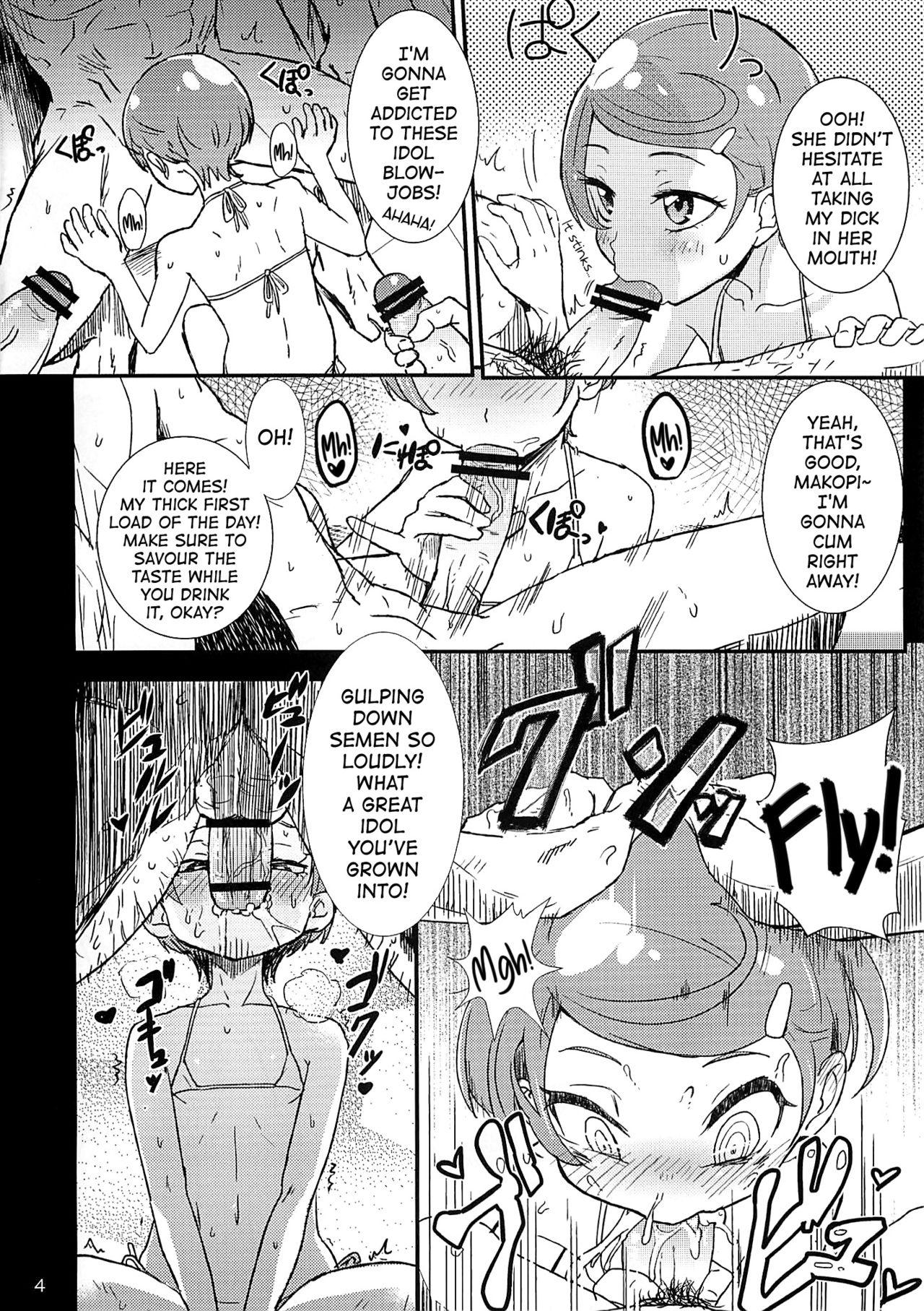 Pussy Licking Makokatsu! Makopi-Ponkotsu - Dokidoki precure Gay Cumshots - Page 3