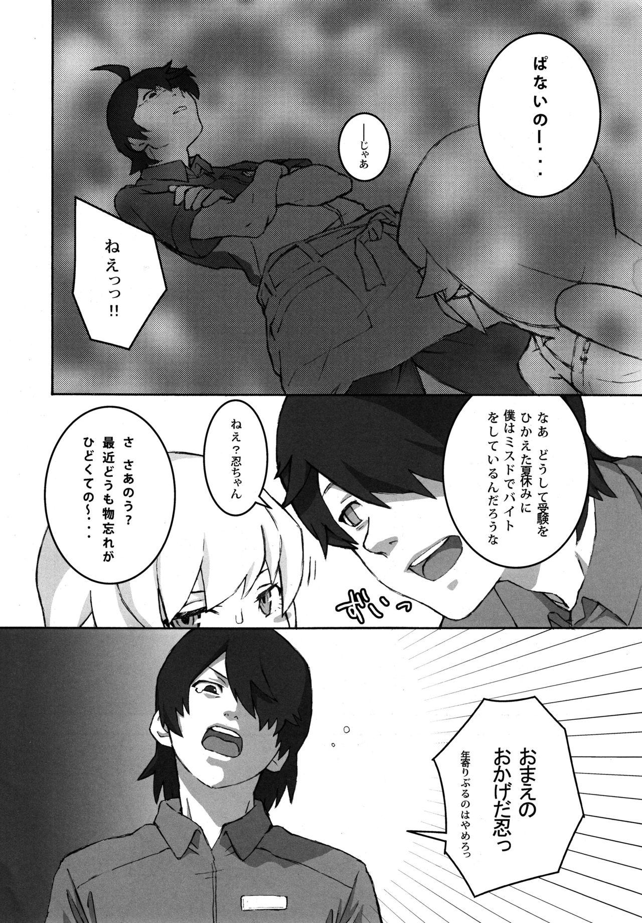 Hood Shujuu no Kankei! - The Relation of Master to Servant - Bakemonogatari Celebrity Sex - Page 3