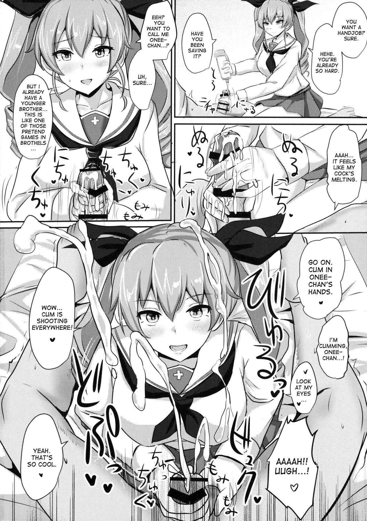 Realamateur Anchovy Nee-san White Sauce Zoe - Girls und panzer Pussylicking - Page 5
