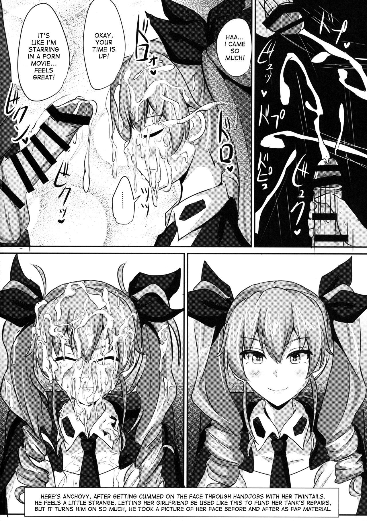 Real Amateur Anchovy Nee-san White Sauce Zoe - Girls und panzer Amante - Page 9