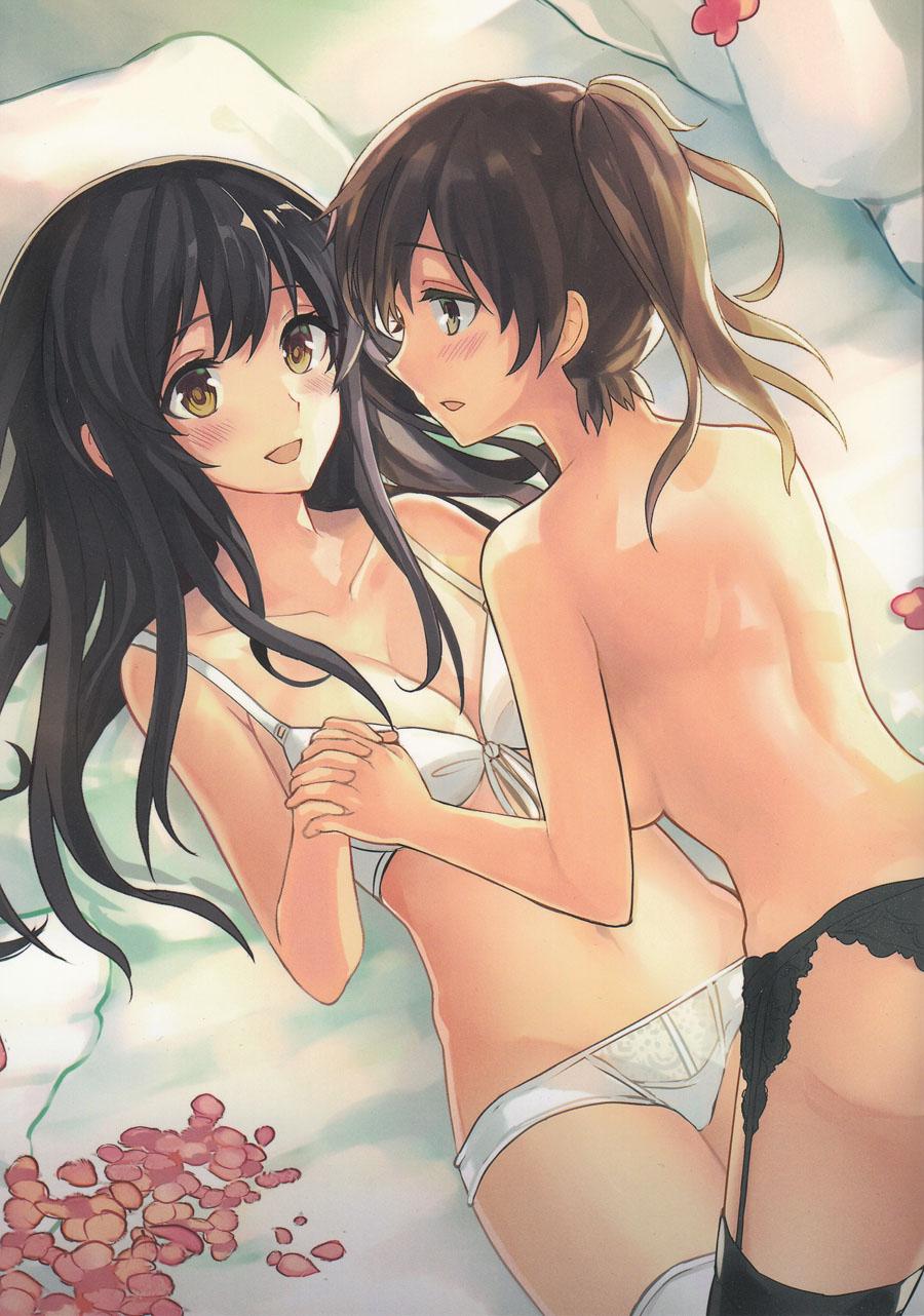 Couple Sex Akagi x Kaga Shinkon Shoya Anthology - 1st bite - Kantai collection Porno 18 - Page 1