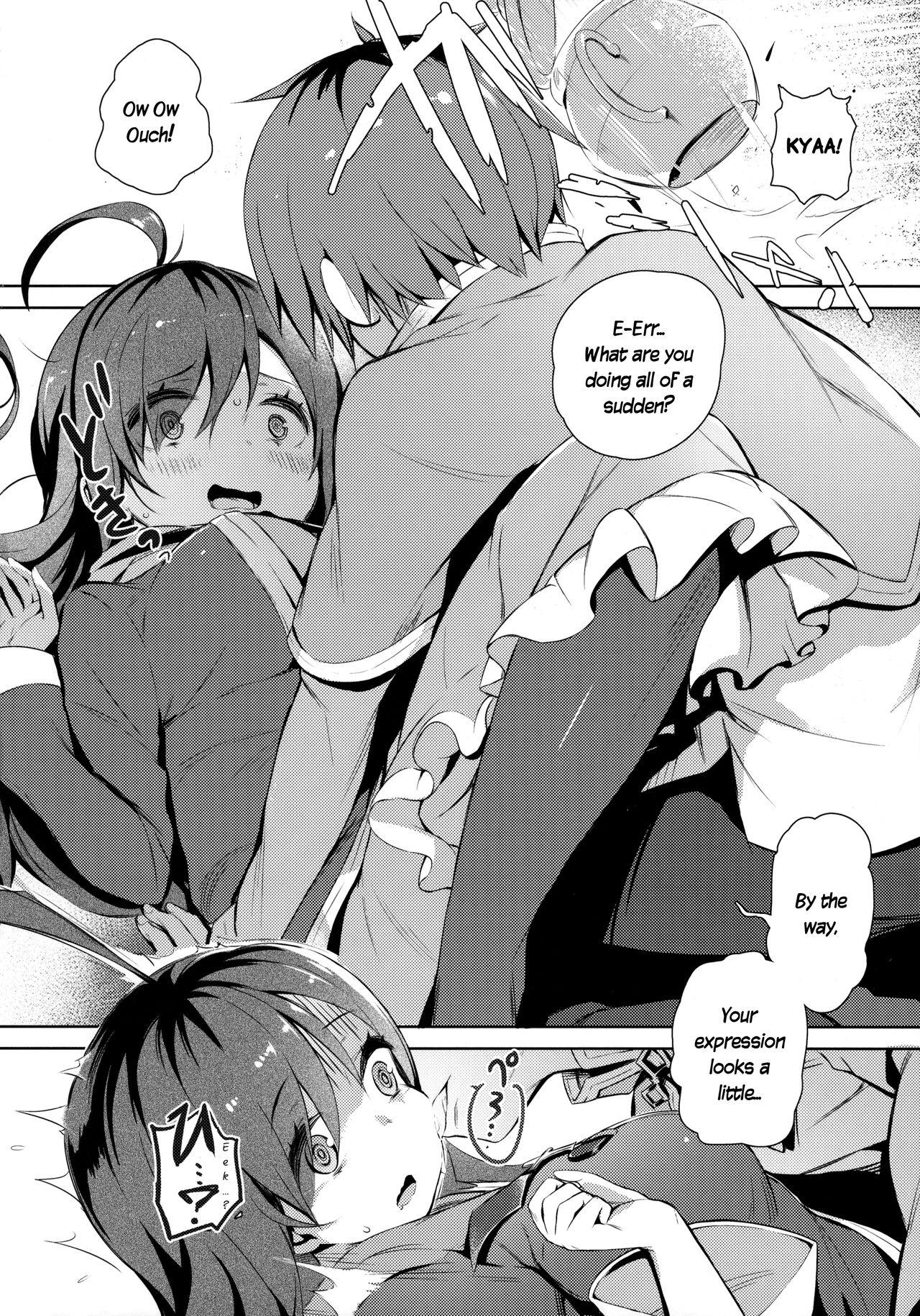 Naked Sex Kono Innen no Futari de Period o! - Kono subarashii sekai ni syukufuku o Teens - Page 5