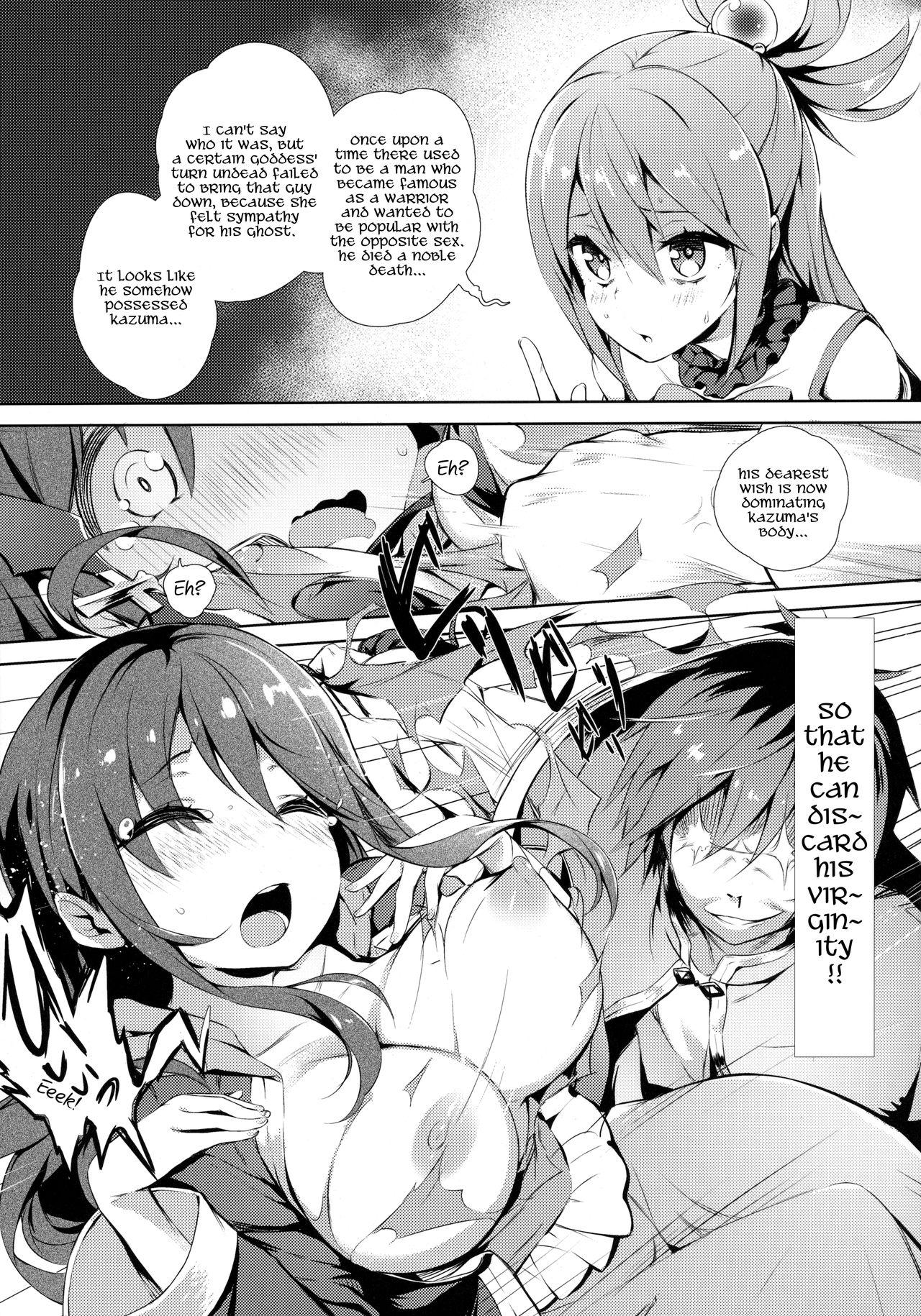 Erotic Kono Innen no Futari de Period o! - Kono subarashii sekai ni syukufuku o Rabo - Page 8