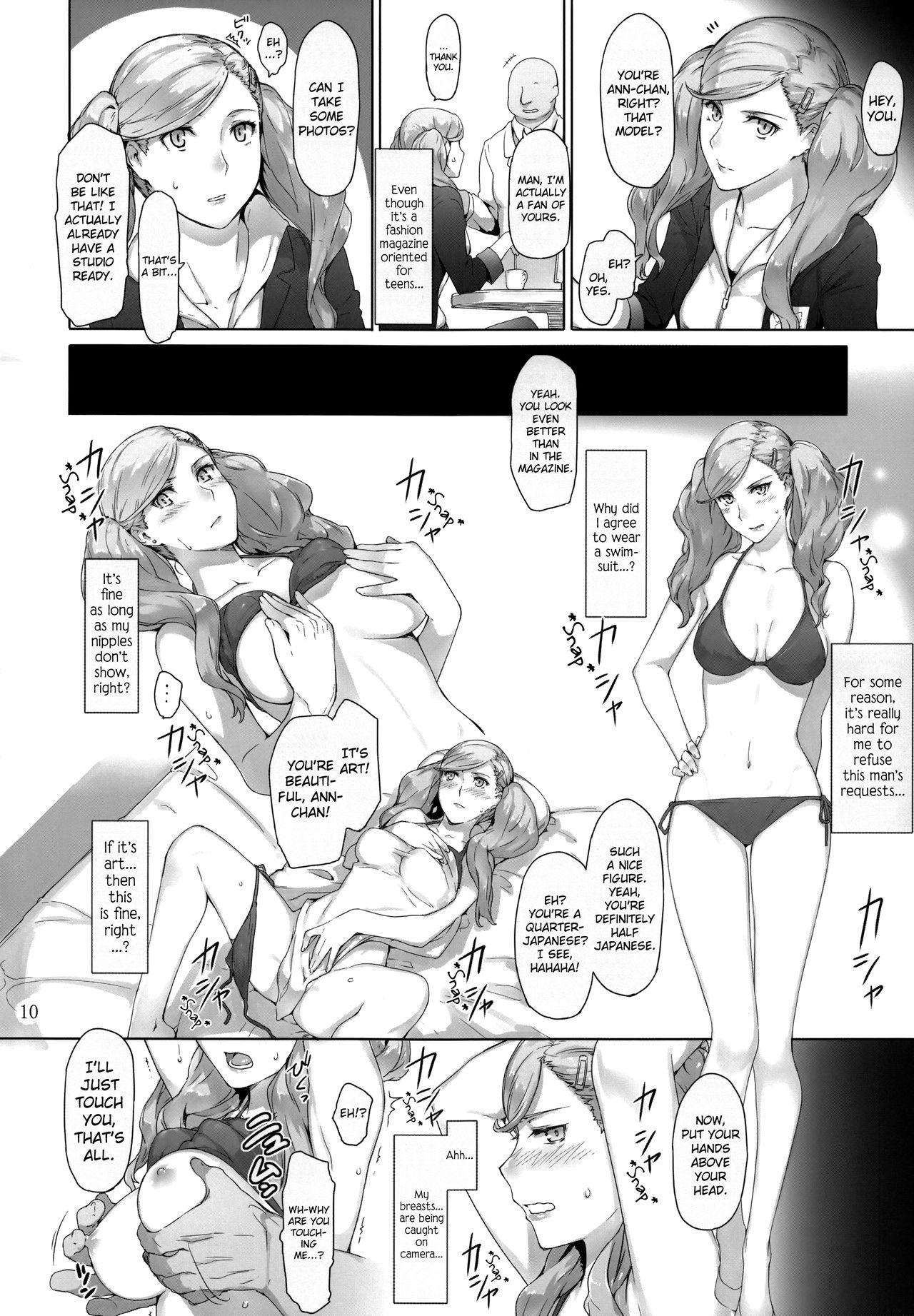 Highheels Kokoro no Kaitou no Josei Jijou - Persona 5 Amateur Blow Job - Page 9