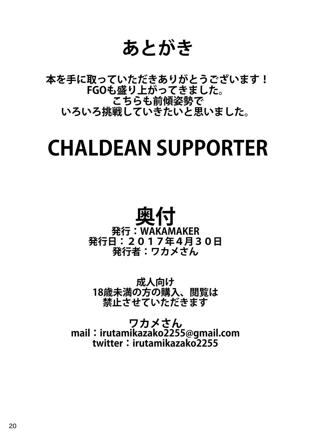 Face CHALDEAN SUPPORTER - Fate grand order Hardcore - Page 21