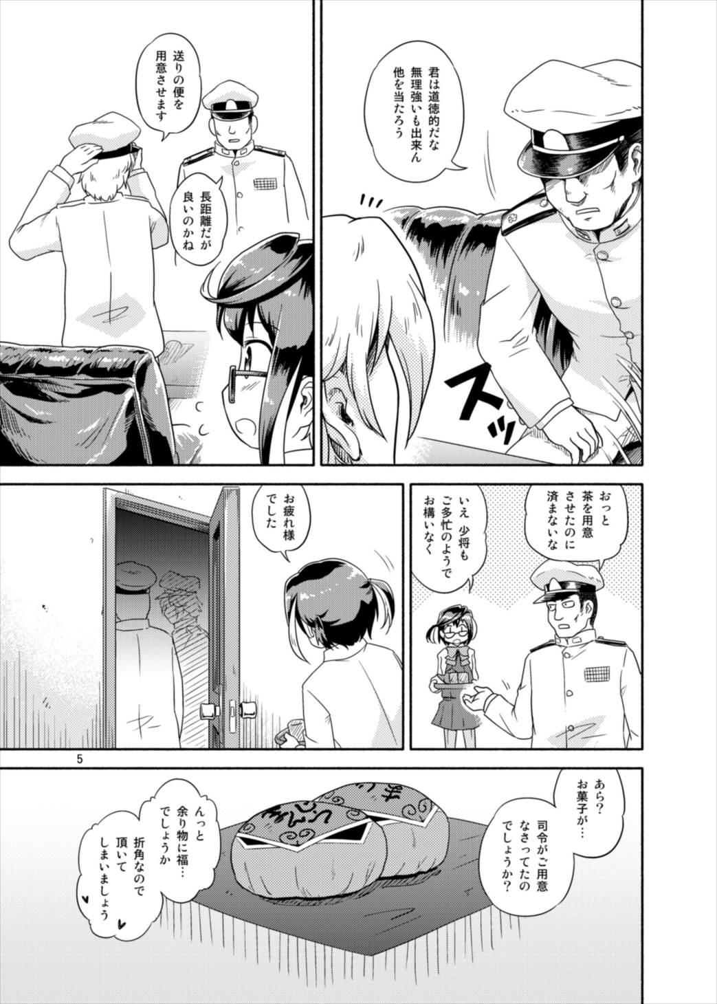 Fat Ass Okinami no Kokoro-uchi - Kantai collection Tiny Girl - Page 5